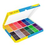 BOITE DE 96  FEUTRES LAVABLES MAXI COULEURS ASSORTIES