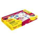 COLORED PENCILS Schoolpack 144 crayons de couleurs bois hexagonaux. Couleurs assorties