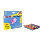 JV14 POCHETTE 24 CRAYONS COULEURS PLASTIQUES
