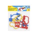 JV237 SACHET 6 MOULES ANIMAUX DE LA JUNGLE