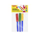 JV238 SACHET DE 3 PINCEAUX ÉPONGES - FINS  - 3 FORMES DIFFÉRENTES
