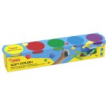JV239 PACK DE 5 POTS  DE 110 Grs  / PATE A MODLER DOUCE  COULEURS FLUO