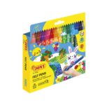 JV28 BOITE DE 24  FEUTRES LAVABLES MAXI