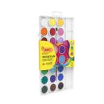 JV44 - 24 GODETS AQUARELLE 22mm   + PINCEAU