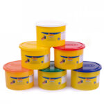 JV259  6 POTS DE 460 Grs /  PATE A MODELER  DOUCE COULEUR BASIQUE 460 Grs