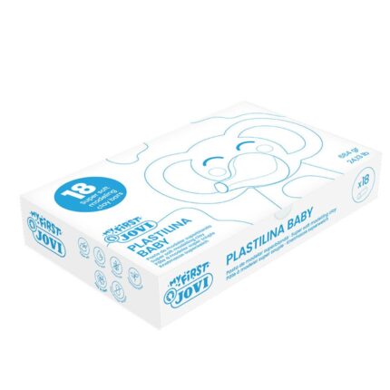 BOÎTE DE 18 PAINS DE PÂTE À MODELER SUPER SOUPLE BABY 38 Grs JAUNE