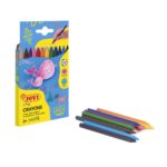 JV13 POCHETTE DE 12 CRAYONS COULEURS PLASTIQUES
