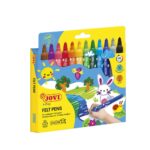 JV27 BOITE DE 12  FEUTRES LAVABLES MAXI