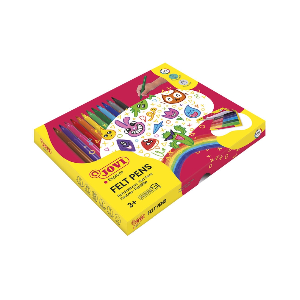 bes(5) JV251 PACK DE 144 FEUTRES LAVABLES FINE – Image 1