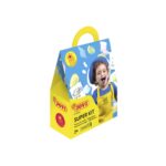 KIT DE 4 POTS PEINTURE À DOIGTS 35 ml COULEURS PASTEL + 20 pochoirs