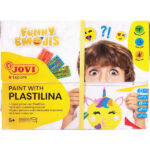 JV294 KITS POUR PEINDRE AVEC DE LA PETE A MODELER FUNNY EMOJIS