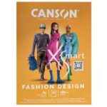 BLOC XSMART FASHION DESIGN COLLÉ GRAND CÔTE  30 FEUILLES CANSON® 180 Grs 21 X 29,7 cm