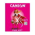 BLOC XSMART FAN ART COLLÉ GRAND CÔTE 20 FEUILLES CANSON® 250 Grs 21 X 29,7 cm