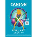 BLOC XSMART PIXEL ART COLLÉ GRAND CÔTE 40 FEUILLES CANSON® 120 Grs 21 X 29,7 cm