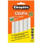 PAQUET DE 72 PASTILLES BLANCHES REPOSITIONNABLES CLÉOFIX CP96 CLÉOPÂTRE