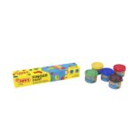 JV243  BOÎTES DE 5 POTS PEINTURE À DOIGTS  DE 35 ml