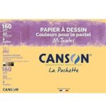 CS82  POCHETTE 8 FEUILLES COULEUR MI- TEINTE PASTEL  160 Grs A3
