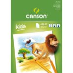 CS59  BLOC ENFANT 5 ANS+ 30 FEUILLES DESSIN BLANC CANSON A5 90 Grs