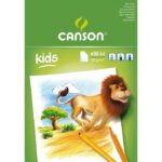 CS60 BLOC ENFANT 2 ANS+ 30 FEUILLES DESSIN BLANC CANSON A4 90 Grs