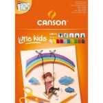 CS65 BLOC ENFANT 2 ANS+ 30 FEUILLES CREATION 10 COULEURS ASSORTIS CANSON A4 120 Grs